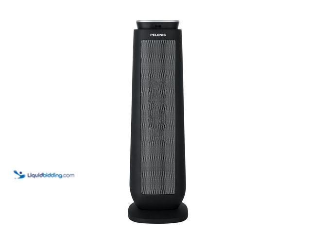 Lot 49-5453350 - Pelonis 1500-Watt 23 in. Digital Tower Indoor Ceramic Heater Quiet Operation w/ Safety Overheat Prot...
