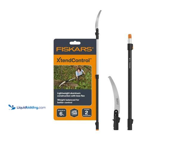 Lot 49-2023209 - Fiskars XtendControl 15 in. X1 Saw 6 ft. Interchangeable Tree Pruner. Model # 1075283. MSRP $40. Unu...