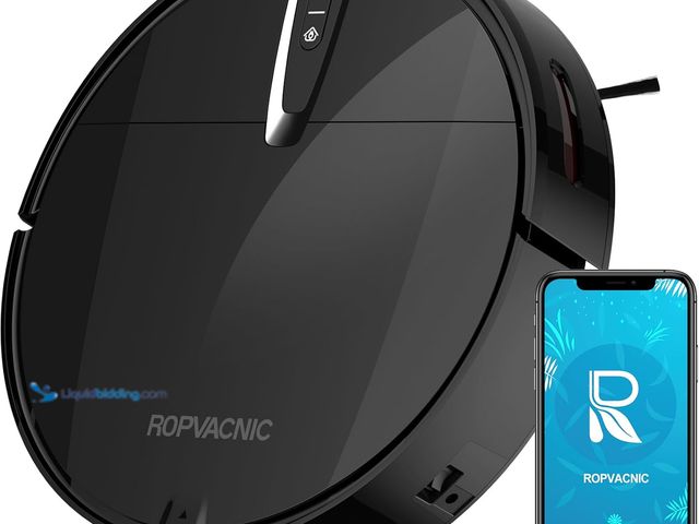 Lot 49-5408532 - Robot Vacuum Cleaner with 3000Pa Cyclone Suction, APP/Voice/Remote Control. [ASIN: B0DWFLKVN1] Used