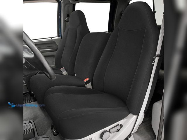 Lot 49-5581789 - Front Seat Cover for 1999-2007 Ford F250-F550 40/20/40 Split Bench Neoprene Fabric with Pointed Mold...