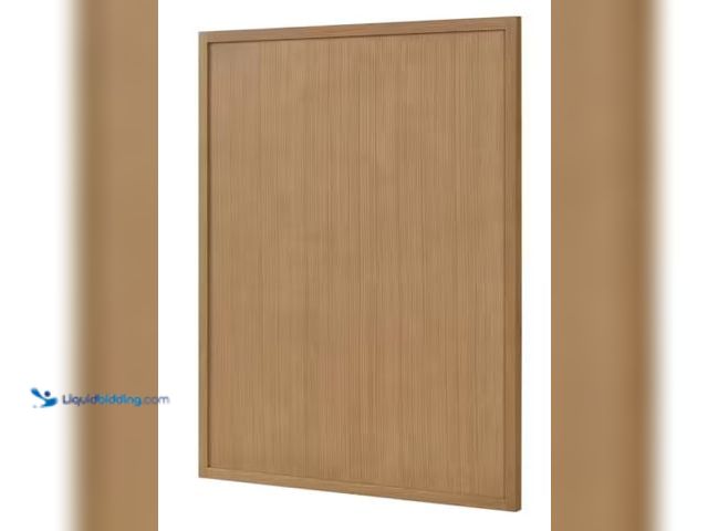 Lot 49-1575892 - Hampton Bay Leyton 24 in. W x 30 in. H Base Decorative End Panel in White Oak, Model # SLO-BDEP2430,...
