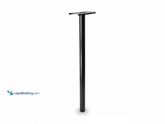 Lot 49-1572143 - Architectural Mailboxes Pacifica In-Ground Steel Mailbox Post Black Model # 7516B-10, Unused  Ref#SB...