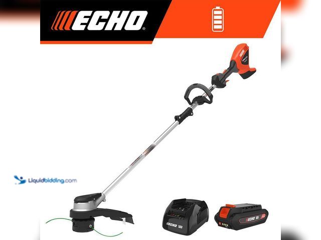 Lot 49-5413482 - ECHO
56V 16 in. Brushless Cordless Battery Straight Shaft String Trimmer with Speed-Feed Head and C...