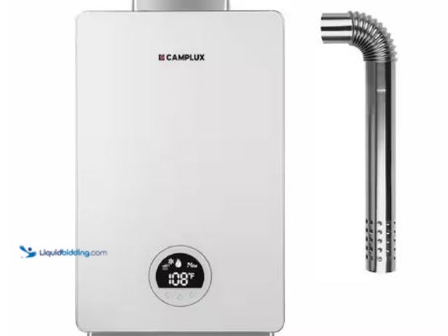 Lot 49-1595135 - Jeremy Cass Camplux On Demand 3.18 GPM Residential Propane Tankless Water Heater For 2-3 Points Use,...