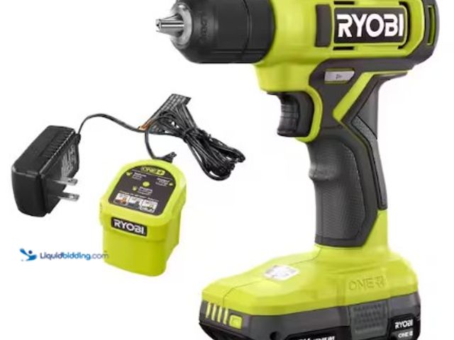 Lot 49-2025228 - RYOBI ONE+ 18V Cordless 3/8 in. Drill/Driver Kit with Battery and Charger, Model # PCL201K1, MSRP $4...