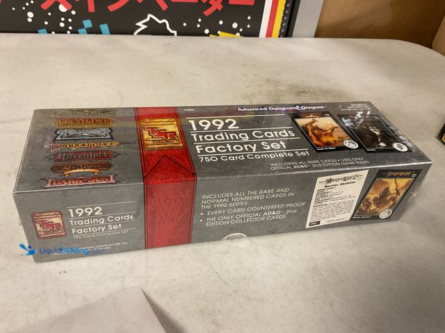 Lot 49-1505467 - COLLECTIBLE FACTORY SEALED 1992 TSR ADVANCED DUNGEONS and DRAGONS TRADING CARD FACTORY SET 750 CARDS...