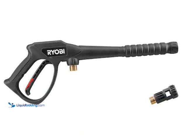 Lot 49-2005820 - RYOBI 3,300 PSI Pressure Washer Trigger Gun Kit, Model # RY31001, Unused, Includes adapter attachmen...