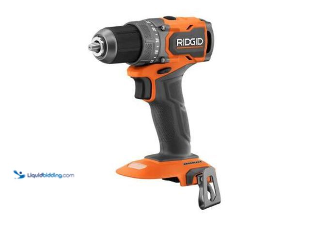 Lot 49-3565239 - RIDGID 18V SubCompact Brushless Cordless 1/2 in. Drill/Driver (Tool Only) Model # R87012B unused. Po...