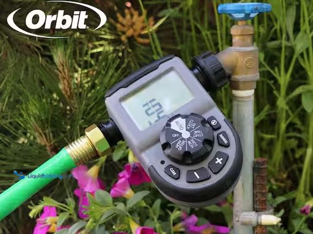 Lot 49-1630896 - Orbit 1-Outlet Programmable Hose Watering Timer Sprinkler Timer, Model # 56619, Used, No attachments...