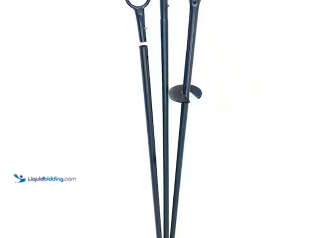 Lot 49-3614814 - Lot of (2) Simple Living Solutions 9 ft. 108 in. Powder Coated Canopy Light Pole for String Lights a...