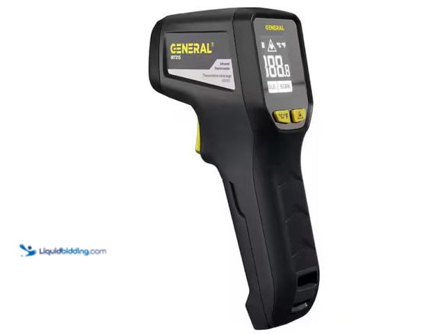 Lot 49-3614332 - General Tools 10:1 Infrared Thermometer with Multi-Spot Laser Targeting for HVAC, Electrical, Automo...