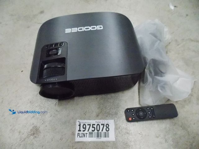 Lot 49-1975078 - 1 GooDee NV LED Video Projector GooDee LED Video Projector Used In Fair Condition Does Have Some War...