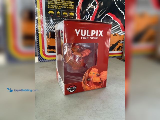 Lot 49-1505022 - COLLECTIBLE RARE POKEMON CENTER VULPIX FIRE SPIN GALLERY FIGURE NEW IN BOX #COINS0122