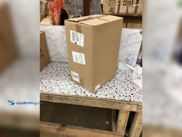 Lot 49-3531495 - Otpermen 30 Liters/7.93 Gallon Silvery Stainless Steel Motion Sensor Trash Can Item is unused.