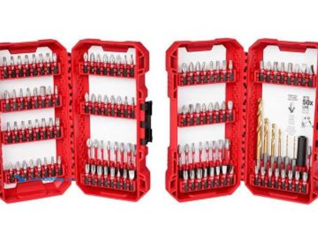 Lot 49-5486056 - Milwaukee SHOCKWAVE Impact Duty Drill and Drive Set - 120 Pieces Item is Factory Sealed