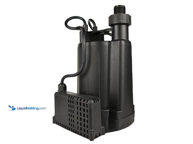 Lot 49-5449048 - Everbilt
1/3 HP Automatic Utility Pump (filter is cracked) (powers on) Used