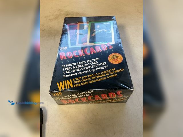 Lot 49-1814834 - COLLECTIBLE FACTORY SEALED 1991 ROCKCARDS SERIES ONE 288 CARD SET LOADED WITH GREAT CARDS FOR ANY CO...