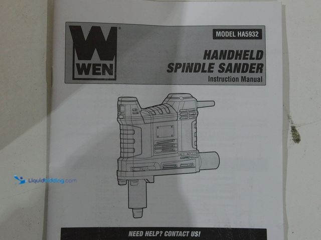 Lot 49-2006012 - WEN 5 Amp Corded Variable Speed Portable Oscillating Spindle Sander, Model # HA5932, Used, Has attac...