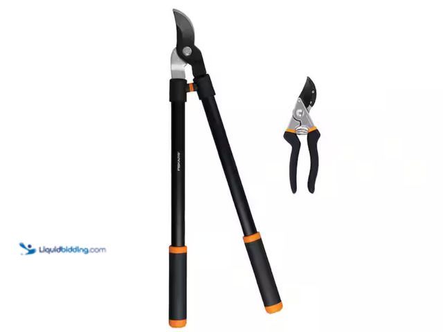 Lot 49-3611823 - Lot of (2) Fiskars 2-Piece Lopper and Hand Pruner Garden Tool Set, Model # 2009524, Unused.   Ref#BI...