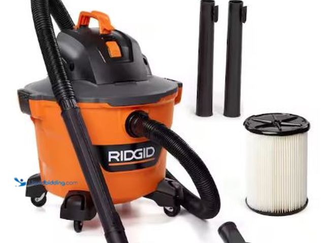 Lot 49-1517579 - RIDGID
9 Gal. 4.25 Peak HP NXT Shop Vacuum HD09001 Wet Dry Vac with General Debris Filter, Locking ...