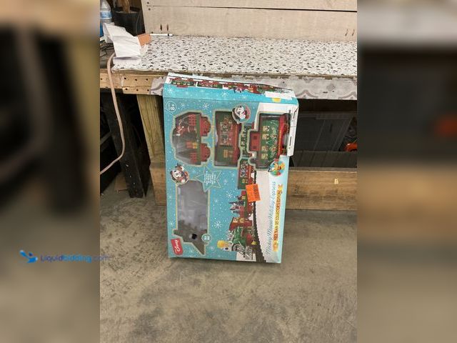 Lot 49-5447548 - Disney's Mickey Mouse Holiday Express 36 Piece Train Set Collector's Edition. [Model: 24RZ27934] Use...