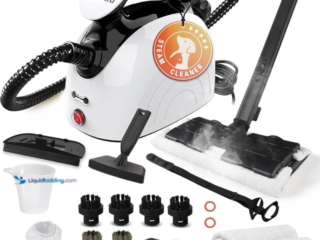 Lot 49-5405761 - Steam Cleaner, Handheld Steamer with 21 Accessories, 248°F High-Temperature Steam for Floors, Grout,...