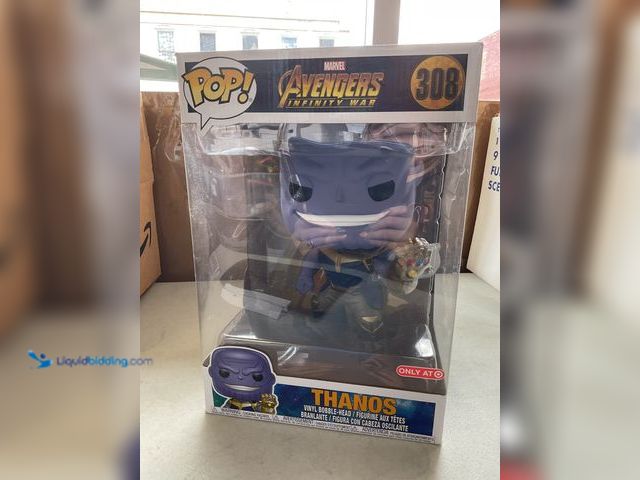 Lot 49-1806367 - FUNKO POP MARVEL AVENGERS THANOS 10 INCH FIGURE IN ORIGINAL BOX