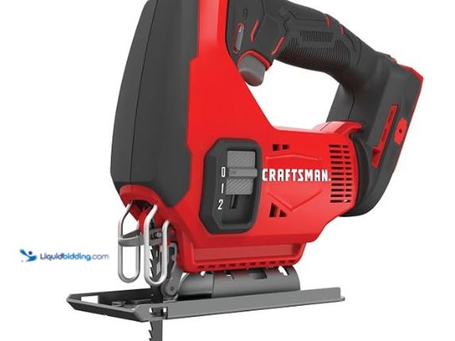 Lot 49-3611889 - CRAFTSMAN V20 Cordless Jig Saw, 3 Orbital Settings, Up to 2,500 SPM, Bare Tool Only, Model # CMCS600...