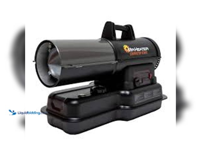 Lot 49-5483833 - Mr. Heater Contractor Series 80,000 BTU Black Forced Air Kerosene/Diesel Outdoor Space Heater with T...