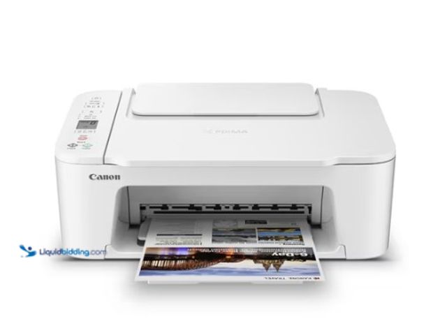 Lot 49-5541797 - Canon PIXMA TS3722 Wireless All-In-One Inkjet Printer for Home Office (powers on) Unused