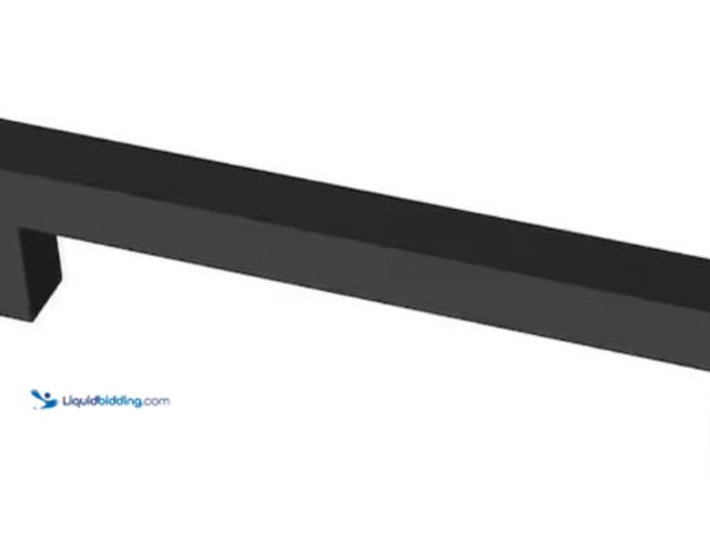 Lot 49-5486163 - Franklin Brass Simple Modern Square Pull 5 1/16" Matte Black Cabinet Pull 30 Pack Item is Factory Se...