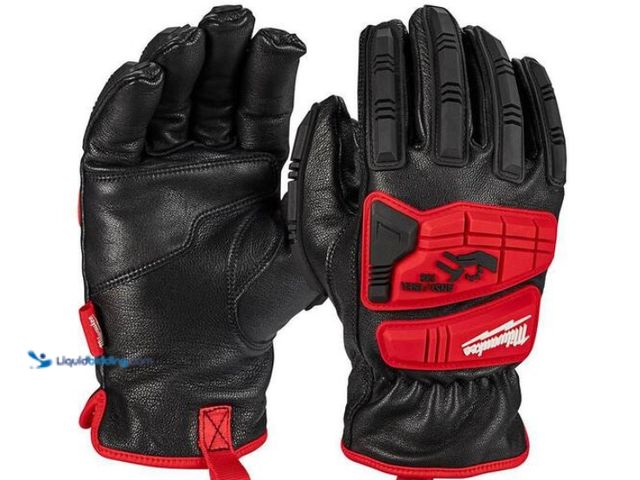 Lot 49-1567987 - Milwaukee Large Level 5 Cut Resistant Goatskin Leather Impact Gloves, Model # 48-22-8782, Unused.   ...