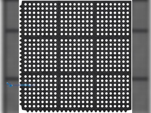 Lot 49-3531532 - Ottomanson Heavy Duty 36 in.x 36 in. Anti-Fatigue Non-Slip Commercial/Residential Indoor/Outdoor Rub...