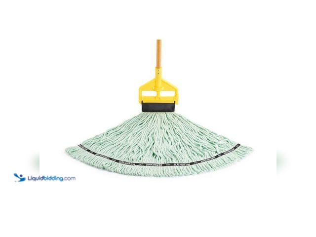 Lot 49-1548560 - Lot of (2) Rubbermaid Commercial Products Maximizer #24 Anti-Microbial Blend String Wet Mop. Model #...