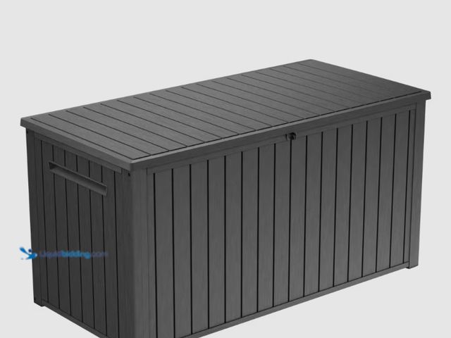 Lot 49-5538923 - Lineus 643L Storage Box - Graphite. Unused with attachments and hardware
