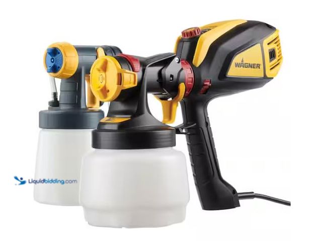 Lot 49-1627536 - Wagner Flexio 3500 Electric Handheld HVLP Paint Sprayer Model # 2419306, Unused, Has Attachments, Po...