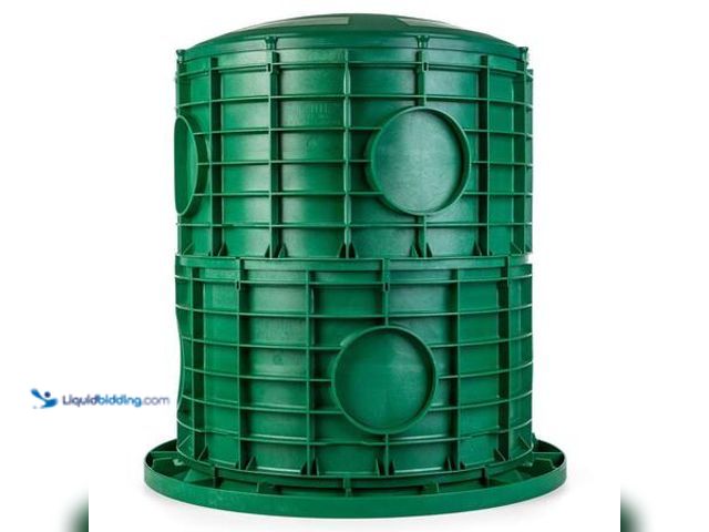 Lot 49-5553146 - VPC 20 in. ID x 24 in. Tall Septic Tank Riser Combo Model # 89-20RIS24COMBO UNUSED. DIRTY.