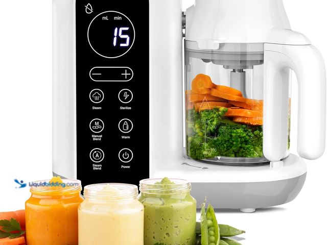 Lot 49-3527860 - HEYAXA Baby Food Maker with Auto Cook & Blend|One-Step Food Processor with Bottle Warmer|Steamer & P...