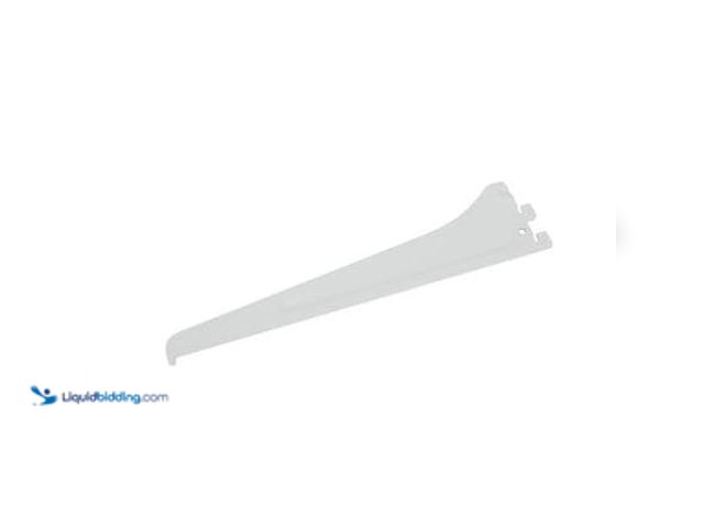 Lot 49-2024577 - Lot of (5)- Everbilt 20 in. L White Steel Heavy Duty Support Bracket. Model #800418602219. MSRP $50....