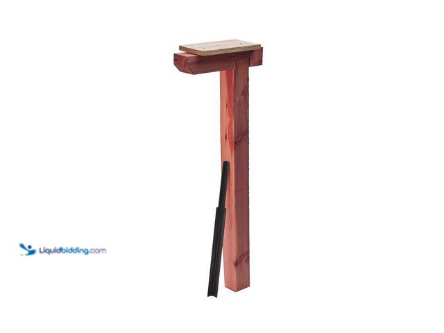 Lot 49-5412922 - Architectural Mailboxes
Cedar Drive-In Top Mount Mailbox Post, Natural Untreated Cedar. Item is Unu...