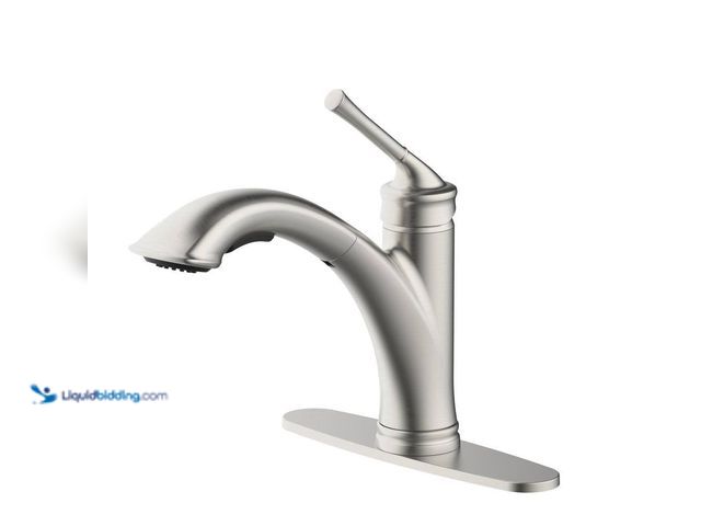 Lot 49-5484764 - Glacier Bay
Hemming Single-Handle Pull-Out Sprayer Kitchen Faucet Deckplate Included in Spot Resist...