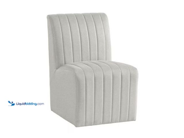 Lot 49-1569088 - Picket House Furnishings Rizzo Beige Linen Wood Upholstered Dining Side Chair, Model # D-7570-6-SC, ...