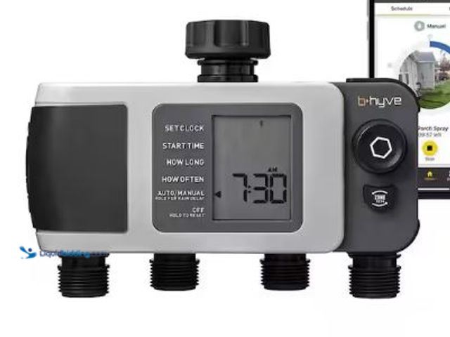 Lot 49-1625549 - Orbit B-hyve XD Bluetooth 4-Outlet Hose Watering Timer Sprinkler Timer, Model # 24634, Unused, Unabl...