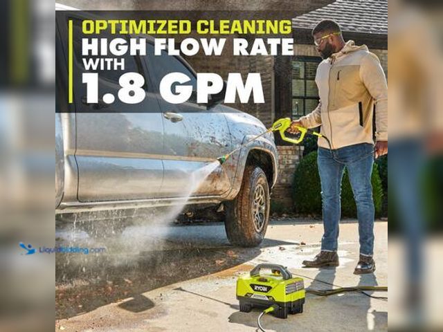Lot 49-3564809 - RYOBI 12 in. 2,300 PSI Electric Pressure Washers Surface Cleaner. Model # RY31012. Used