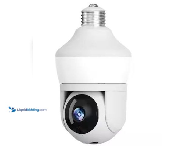 Lot 49-2022760 - SIGHT BULB Motion Detecting 360-Degree Indoor/Outdoor Wi-Fi Home Security Camera with Light, Model #...