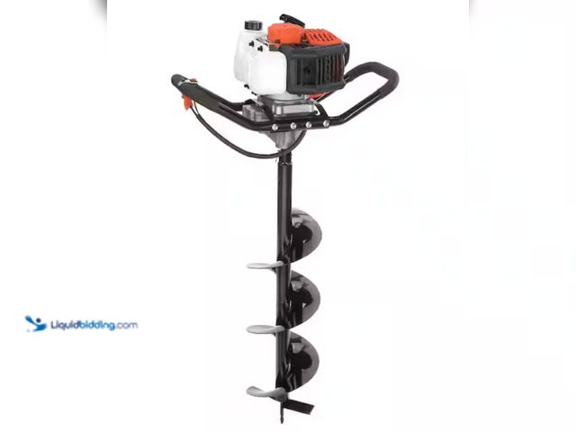 Lot 49-2000043 - Post Hole Digger, 43cc 1250W Auger Post Hole digger, Gas Powered Earth Digger with 8 in. Earth Auger...