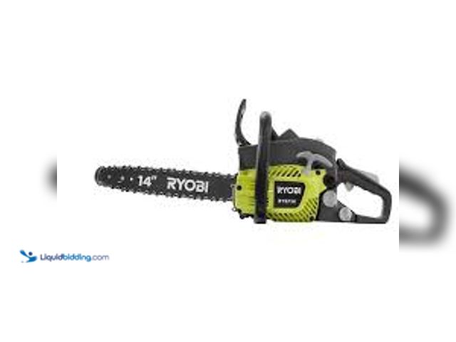 Lot 49-5448302 - RYOBI 14 in. 37cc 2-Cycle Gas Chainsaw. Model # RY3714. Used