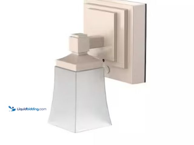 Lot 49-3612819 - Lot of (2) Westek 5 in. Satin Gold Single LED Downlight Vanity Sconce Light with Remote (1-Pack), Mo...