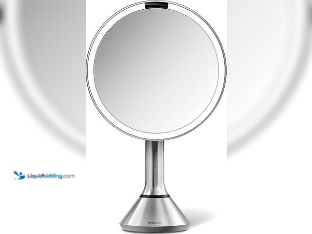 Lot 49-3531336 - Simplehuman Mirror with sensor adjustment 20 cm with light intensity control. Model #SM-00149010 (ST...