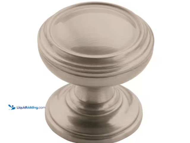 Lot 49-2026143 - Lot of (23). Amerock Revitalize 1-1/4 in. (32mm) Traditional Satin Nickel Round Cabinet Knob, Model ...